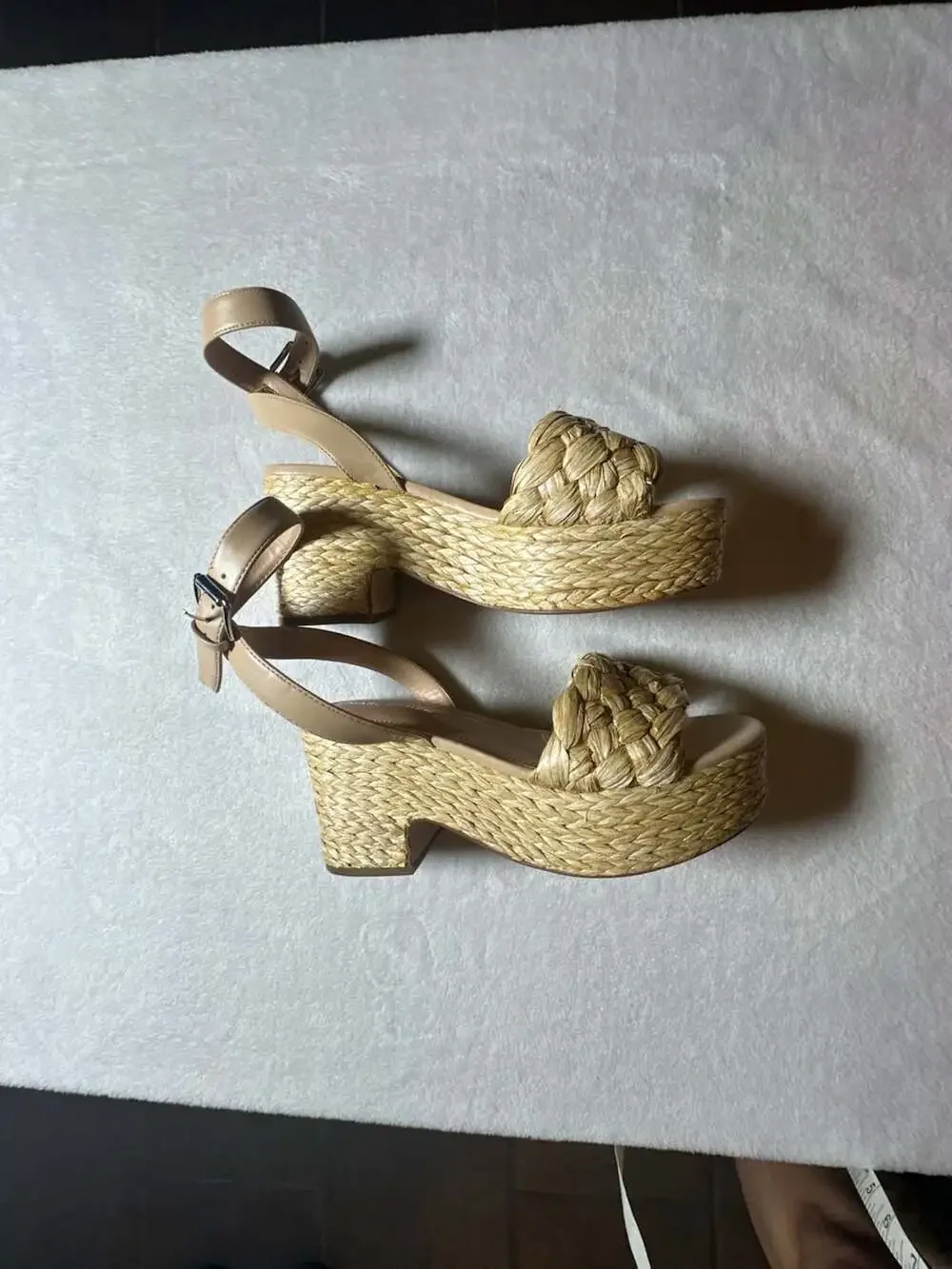 Marc Fisher Steele Jute Platform Sandals